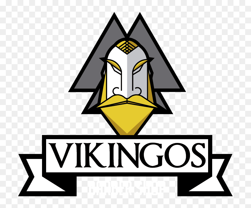 Cropped Logo Vikingos 02 - Valknut Triquetra, HD Png Download - barber shop logo png