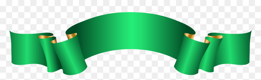 Elegant Banner Png Transparent Clipart , Png Download - Ribbon Banner Blue Png, Png Download - green banner png