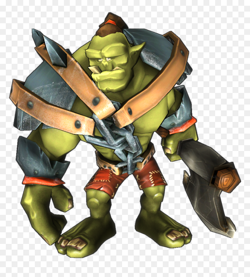 Orc - Dungeon Defenders 2 Creatures, HD Png Download - orc png