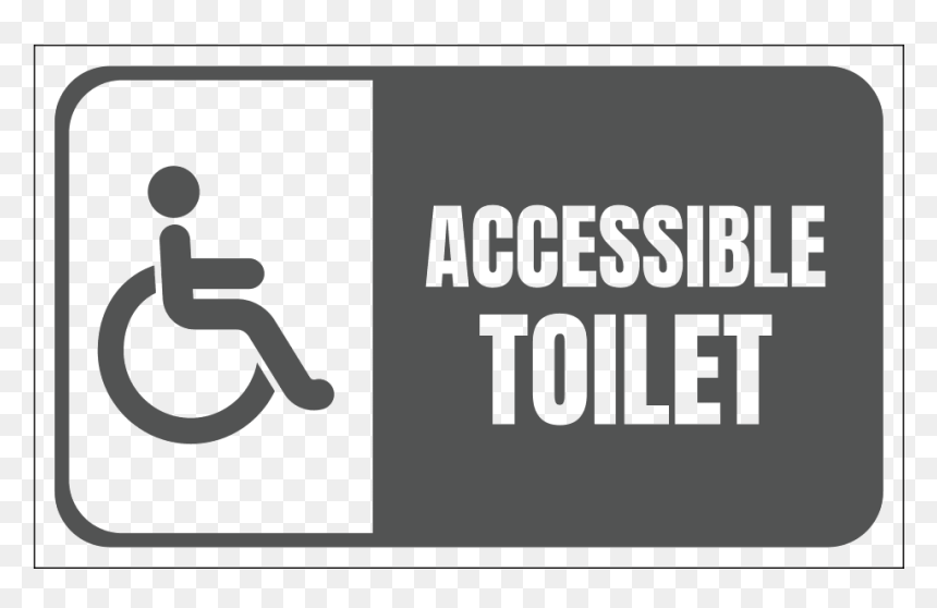 Handicap Accessible Toilet - Sign, HD Png Download - handicap png