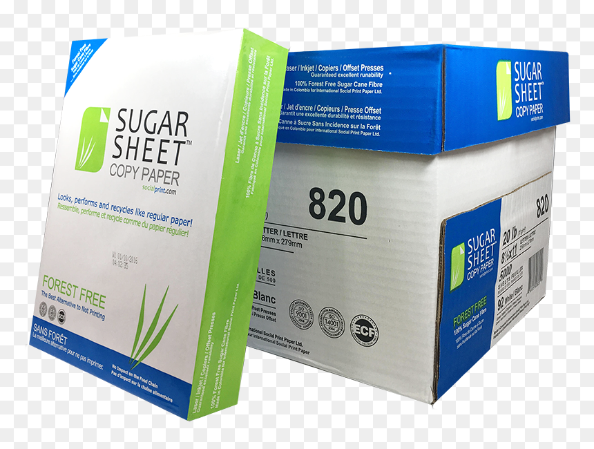 Sugar Sheet Copy Paper , Png Download - Box, Transparent Png - sheet of paper png