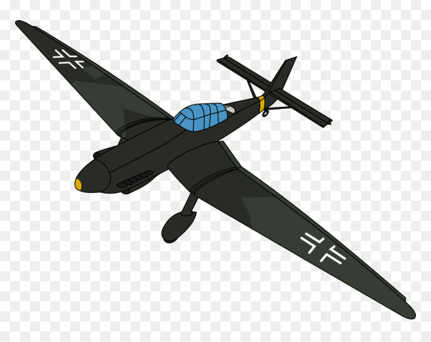 Transparent Plane Silhouette Png - Ju 87 Png, Png Download - plane silhouette png