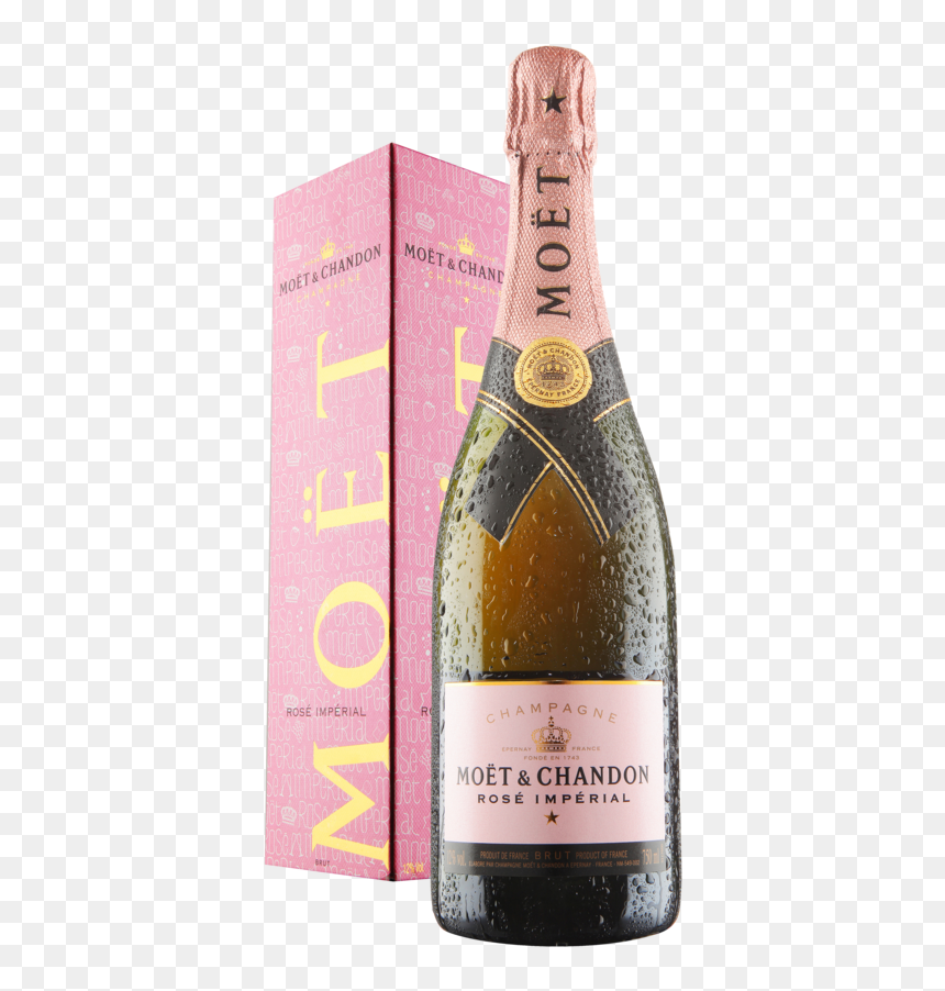 Moet & Chandon Rose Brut Imperial Champagne Gift Box - Moet & Chandon Champagne Imperial Rose, HD Png Download - moet png