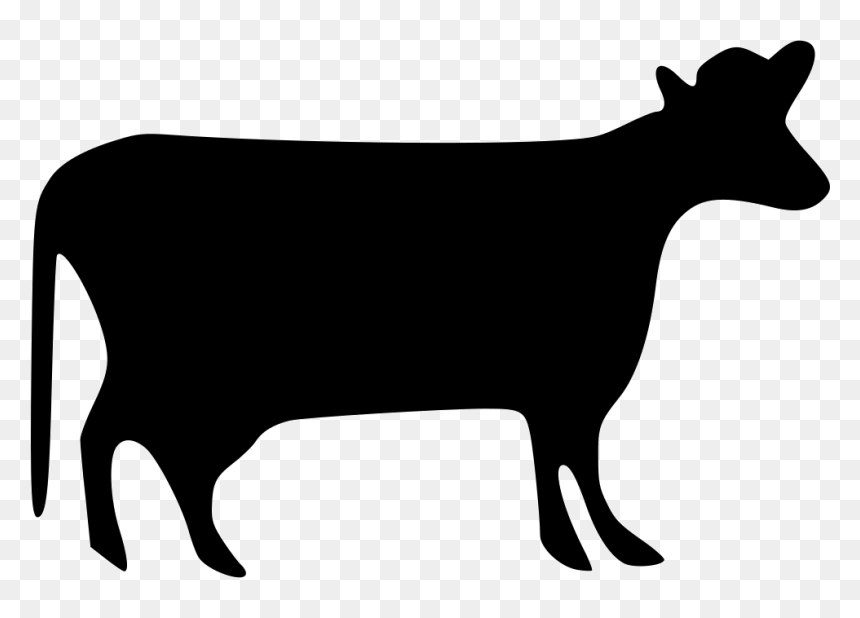 Cow - Scalable Vector Graphics, HD Png Download - cow.png