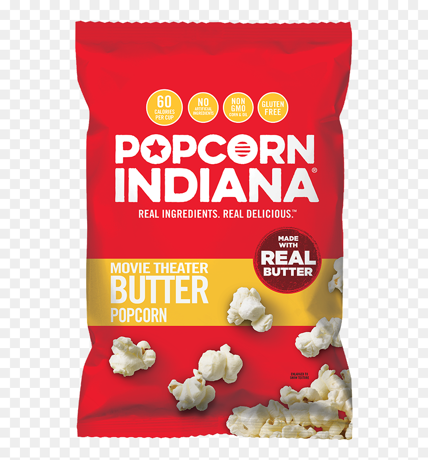 Movie Theater Butter - Food, HD Png Download - movie popcorn png