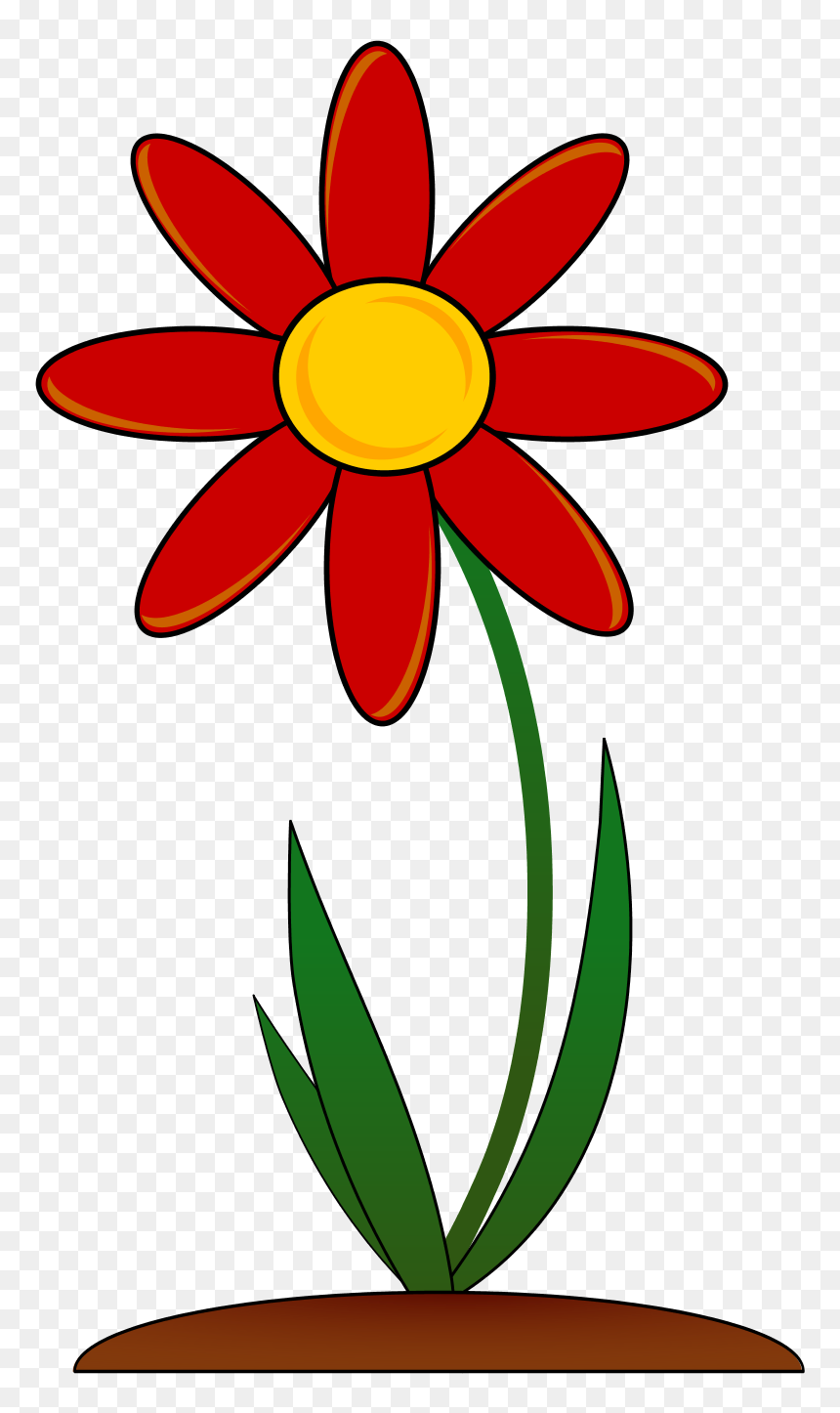 Flower Clipart Tumblr Png Black And White Download - Animated Picture Of Flower, Transparent Png - tumblr flower png