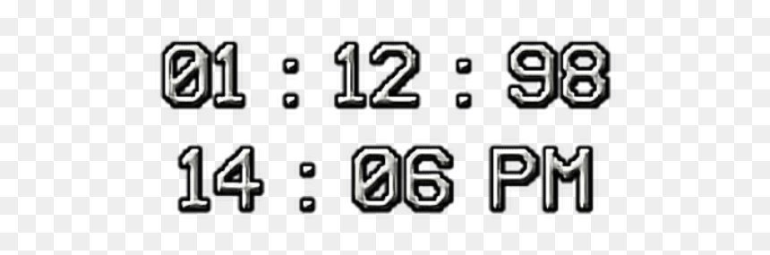 #tumblr #aesthetic #pm #hour #hora #reloj #clock #grunge - Clock, HD Png Download - reloj png