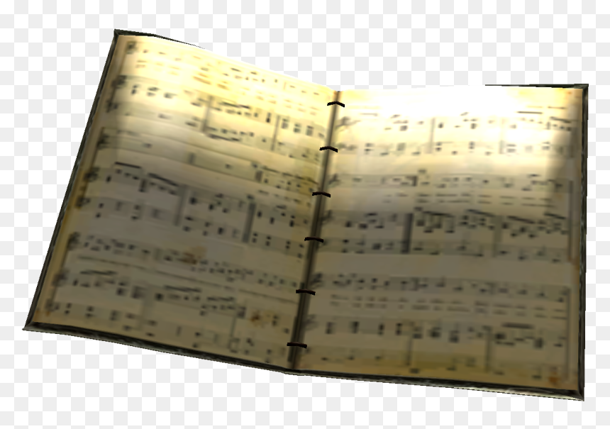 Nukapedia The Vault - Music Sheets Png, Transparent Png - sheet of paper png