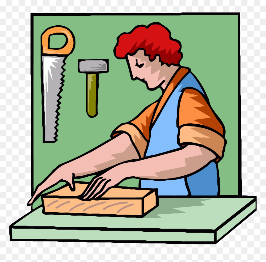 Worker Carpanter Clipart Png - Clipart Carpenter, Transparent Png - worker png