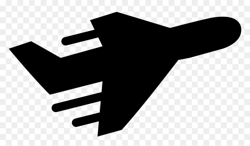 Delivery Plane Silhouette Travelling - Portable Network Graphics, HD Png Download - plane silhouette png