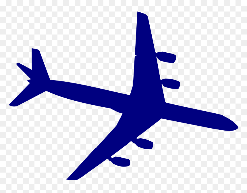 Douglas Dc-8 Silhouette Clip Arts - Dc 8 Silhouette, HD Png Download - plane silhouette png