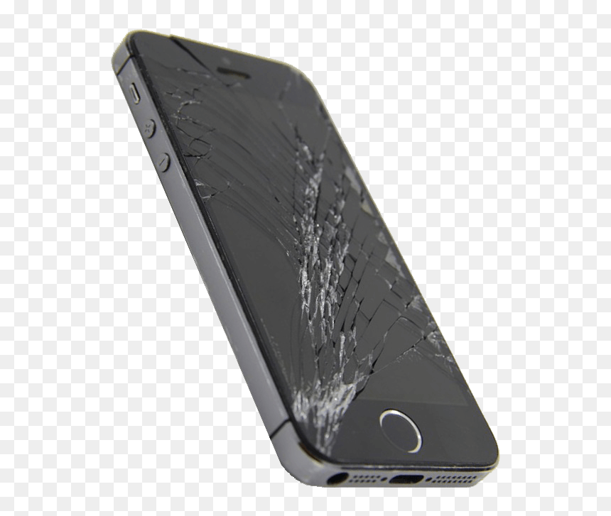 Smartphone, HD Png Download - cracked screen png