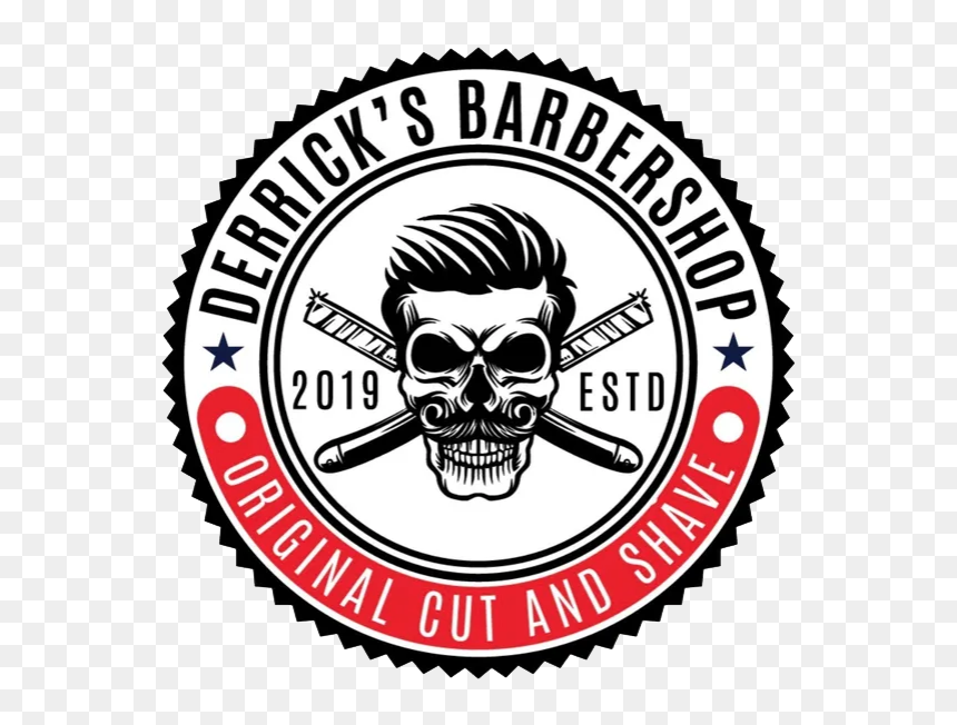 Derrick"s Barbershop - Emblem, HD Png Download - barber shop logo png