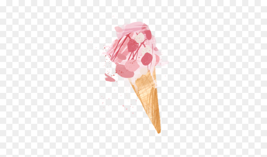 Ice Cream Cone, HD Png Download - ice cream sundae png