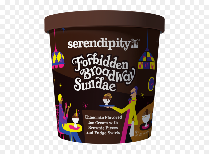 Serendipity Forbidden Broadway Sundae, HD Png Download - ice cream sundae png