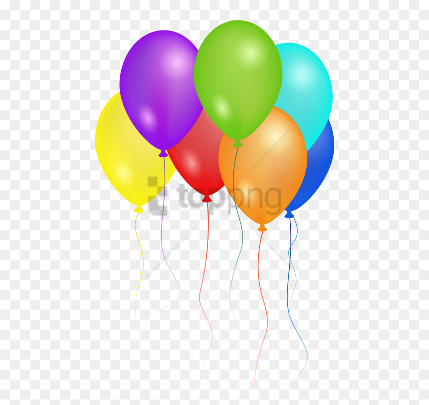 Free Png Happy Birthday Balloons Png Image With Transparent - Birthday Party Balloons Png, Png Download - baloons png