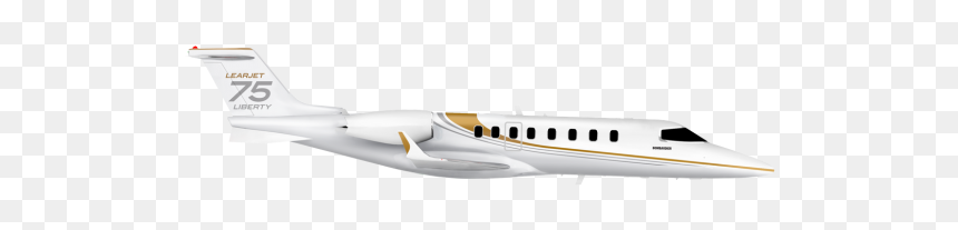 Learjet 75 Liberty - Bombardier Learjet 75 Liberty, HD Png Download - plane silhouette png