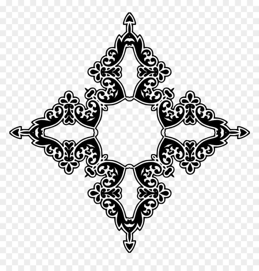 Art Deco Frame - Corner Design, HD Png Download - art deco frame png