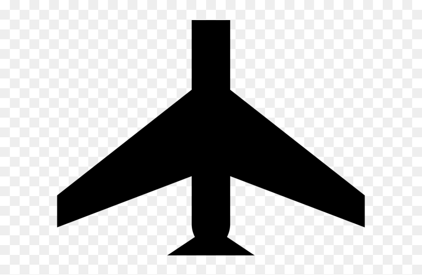 Plane Cliparts - Transparent Background Airplane Icon, HD Png Download - plane silhouette png