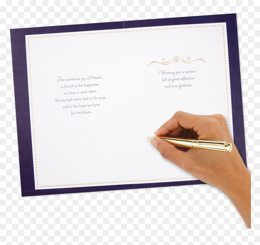 Gold Foil Hebrew Letters And Star Of David Passover - Handwriting, HD Png Download - gold foil png