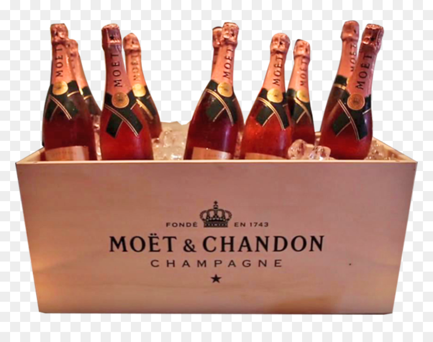 Champagne In Box Png, Transparent Png - moet png