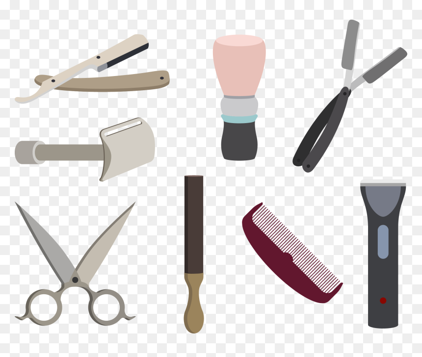 Transparent Straight Razor Vector Png - Scissors, Png Download - straight razor png