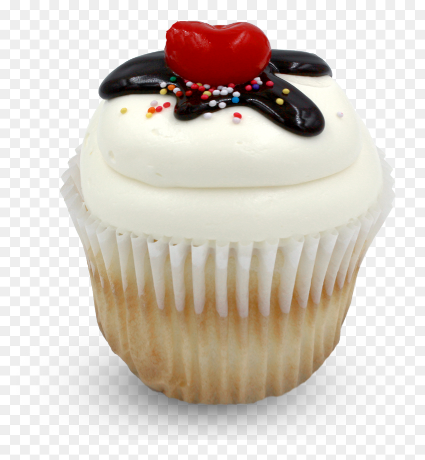 Cupcake, HD Png Download - ice cream sundae png