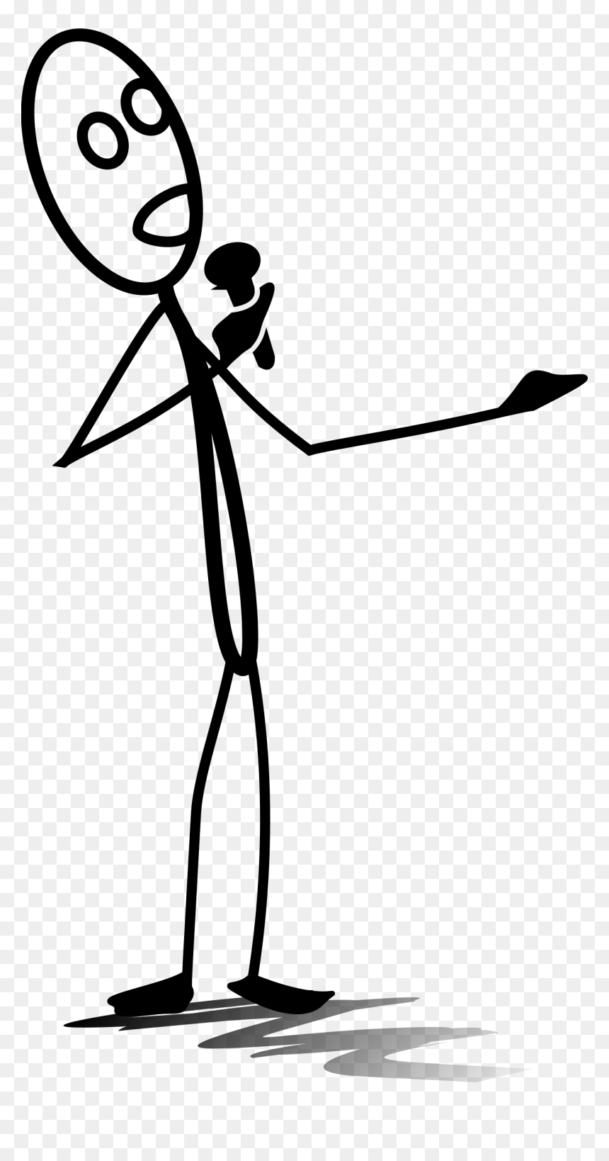 Al Singing Clip Arts - Sing Stick Figure, HD Png Download - singing png