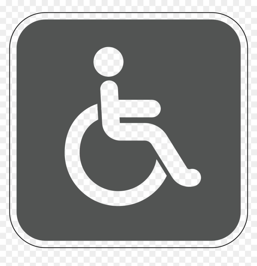 Handicap Restoom Logo - Wheelchair Logo, HD Png Download - handicap png
