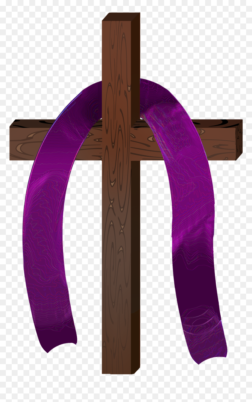 Cross Clipart Lent - Transparent Lenten Cross Png, Png Download - christian cross png