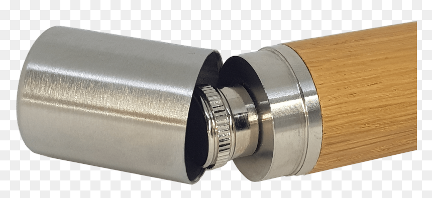 Bamboo Hip Flask, HD Png Download - flask png