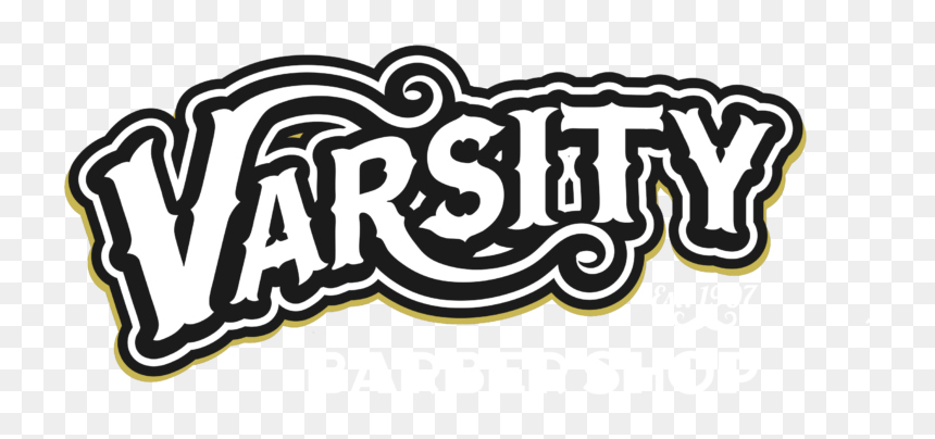 Varsity Barber Shop - Calligraphy, HD Png Download - barber shop logo png