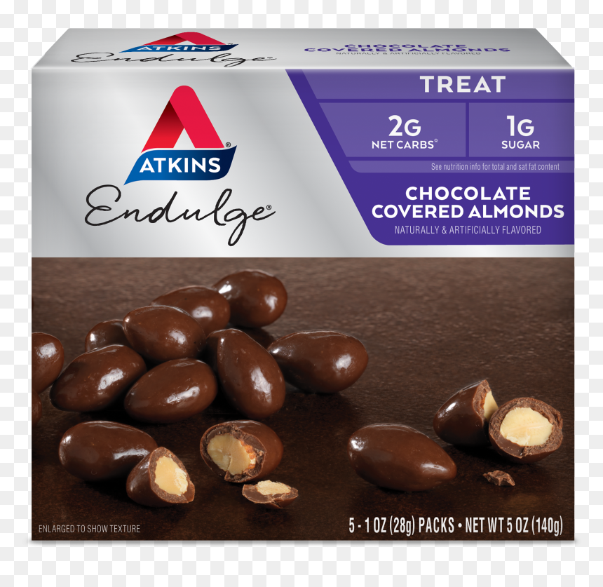 Atkins Chocolate Candies, HD Png Download - almonds png