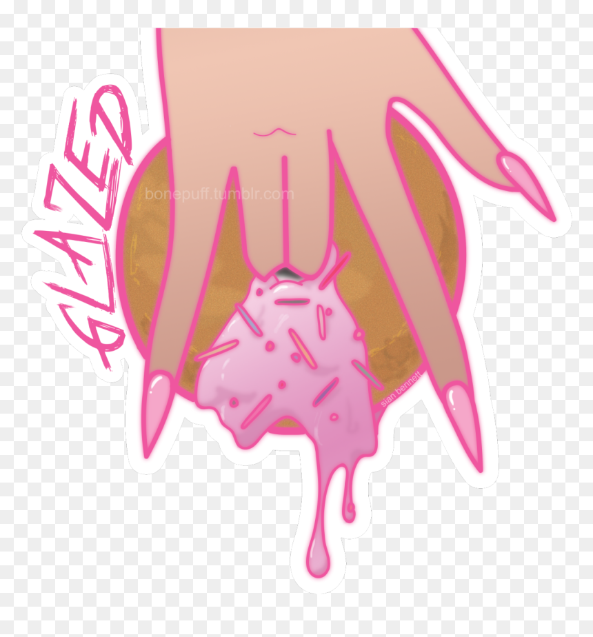 Transparent Donut Png Tumblr - Illustration, Png Download - png tumblr transparent donut