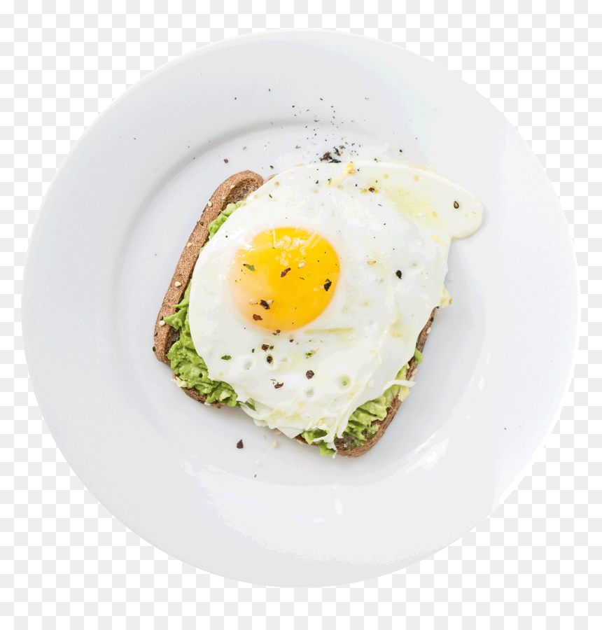 Avocado Egg Toast Png, Transparent Png - omelette png