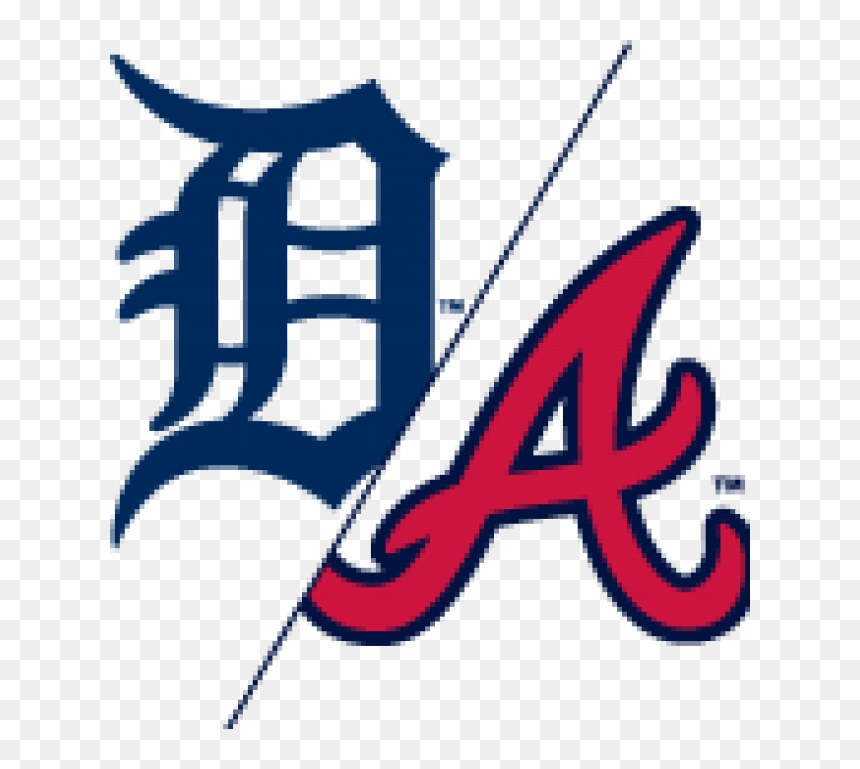 Detroit Tigers At Atlanta Braves - Braves Vs Cardinals 2019, HD Png Download - atlanta braves logo png