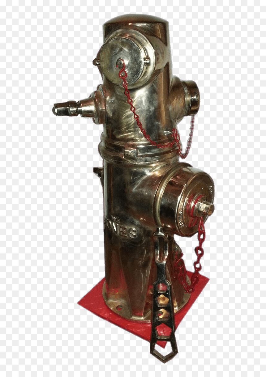 Solid Brass Fire Hydrant Clip Arts - Jones Brass Fire Hydrant, HD Png Download - fire hydrant png