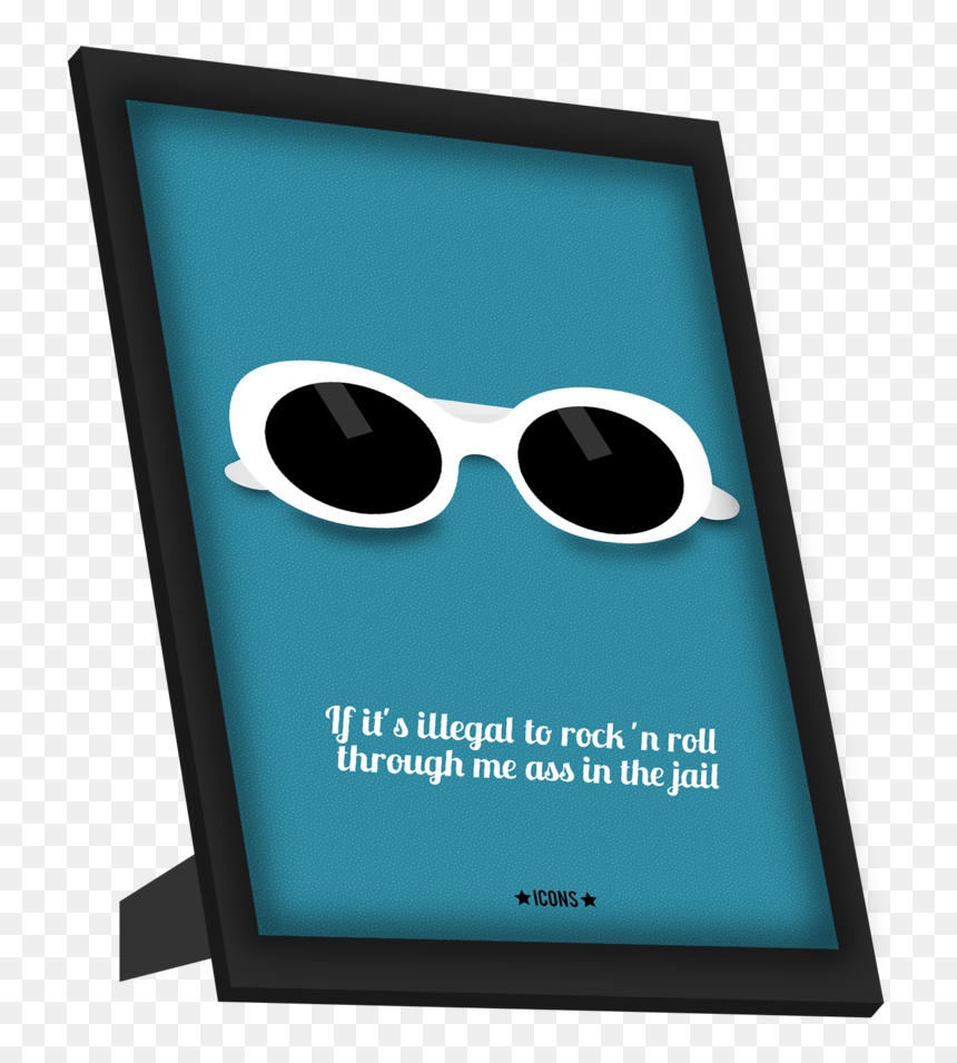 Online Shopping Framed Art Prints & Brand Merchandise - Kurt Cobain, HD Png Download - nirvana png