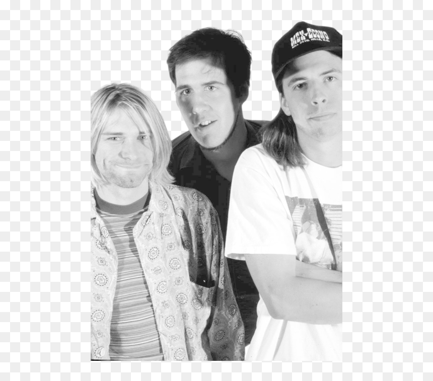 Transparent Kurt Cobain Png - Monochrome, Png Download - nirvana png