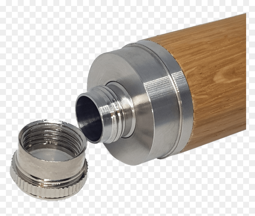 Wooden Hip Flask - Marking Tools, HD Png Download - flask png