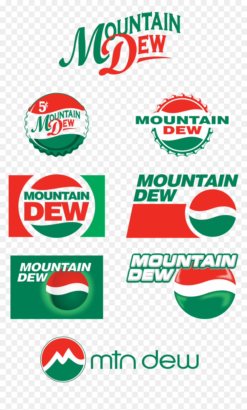 Mountain Dew Pepsi Logo, HD Png Download - mountain dew can png