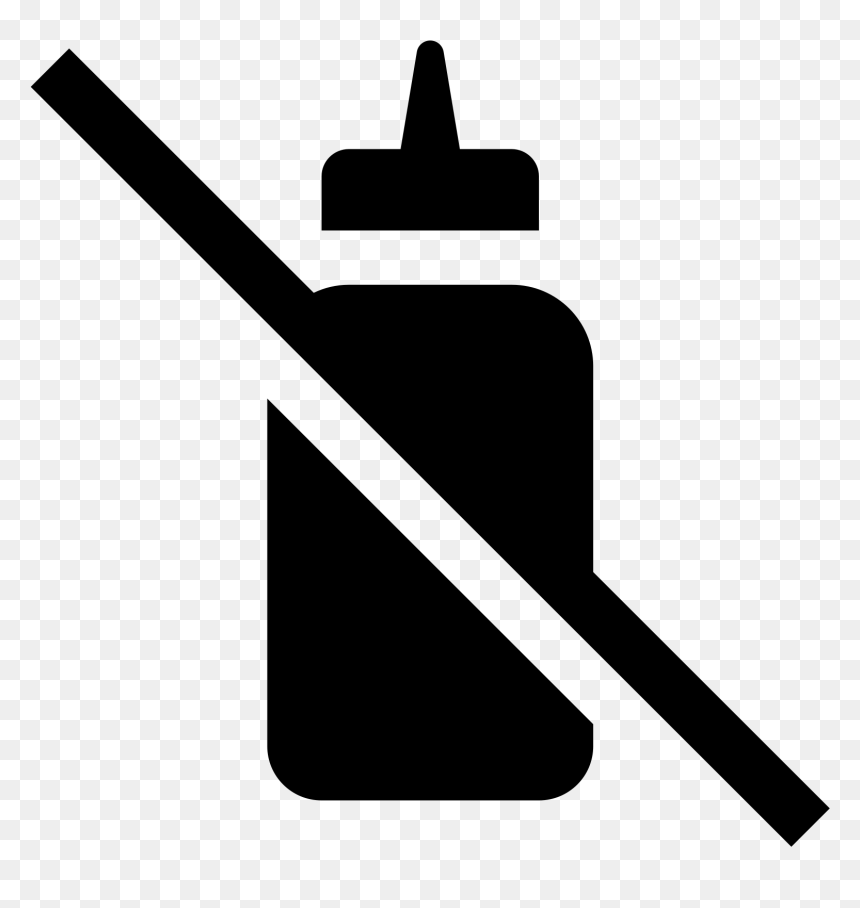 A Logo Of A Mustard Bottle With A Diagonal Line Drawn, HD Png Download - diagonal lines png