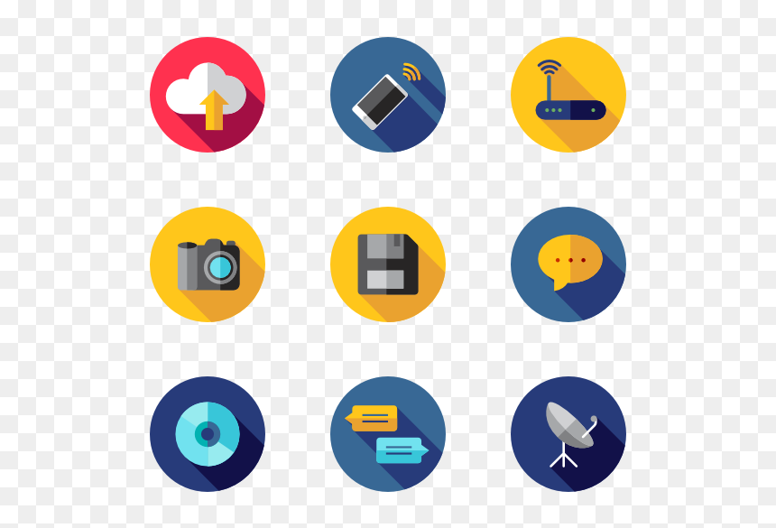 Thumb Image - Flat Icon Set, HD Png Download - media png
