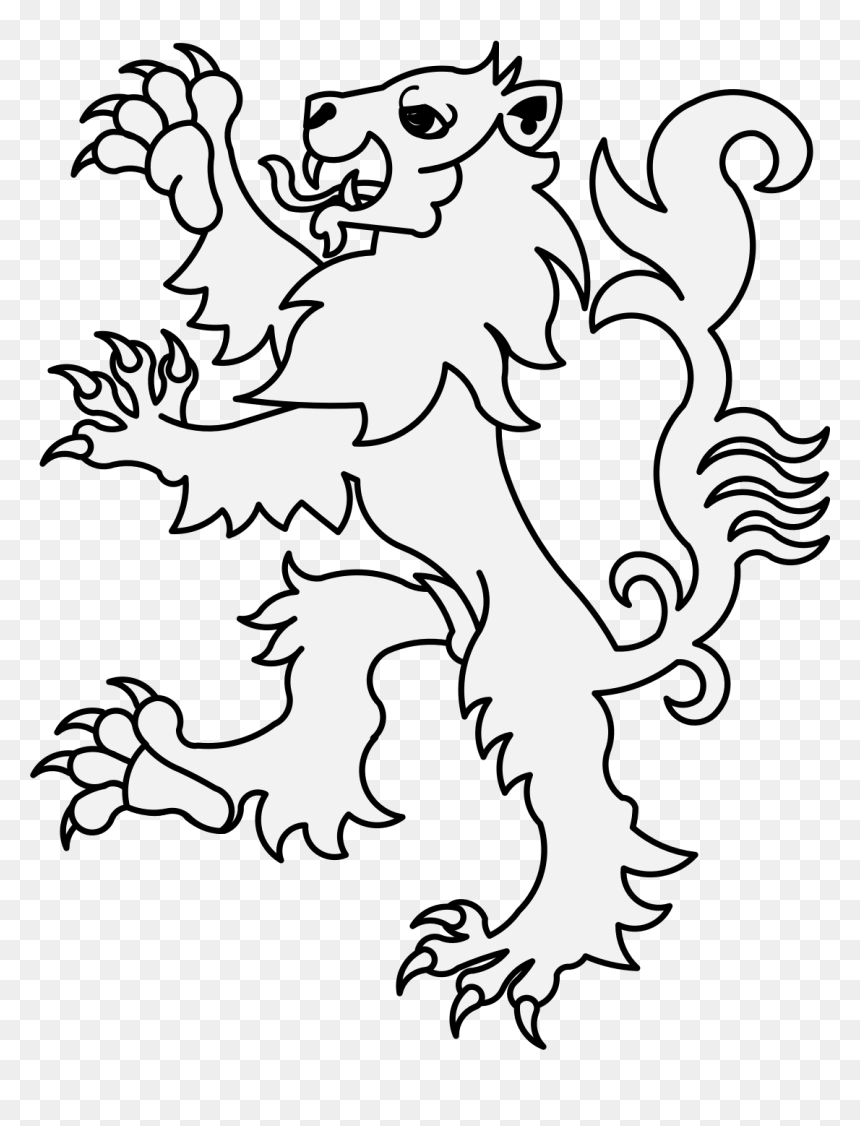 Line Art, HD Png Download - medieval banner png