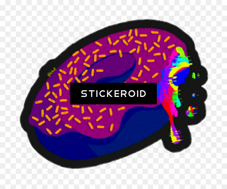 Homer Simpson Eating A Donut - Clip Art, HD Png Download - png tumblr transparent donut