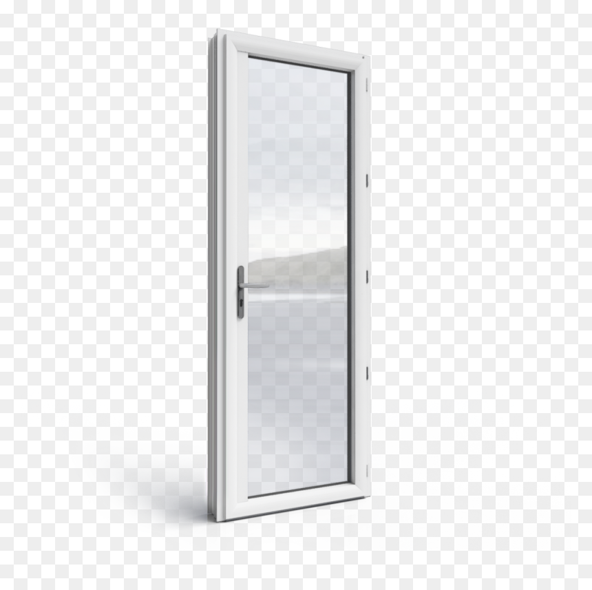 French Window 1 Door Leaf - Sliding Door, HD Png Download - white door png