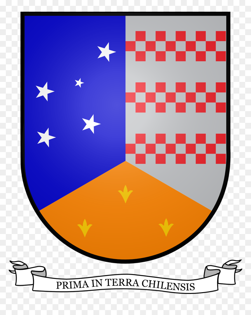 Escudo Region De Magallanes, HD Png Download - blue stars png