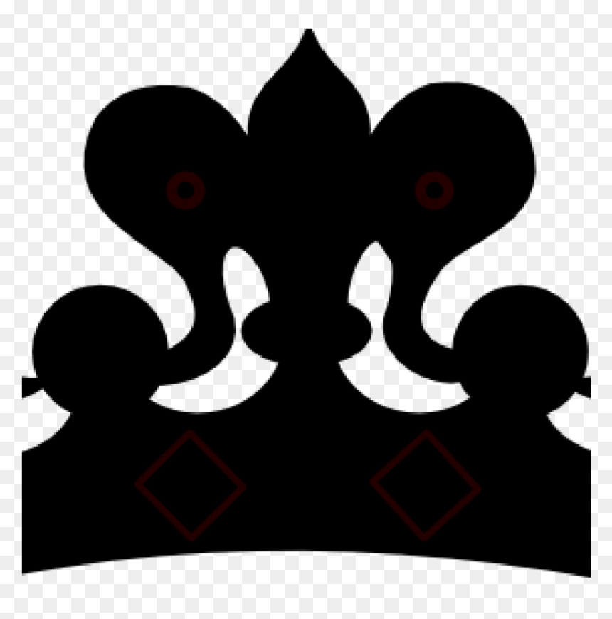 Crown Clipart Black And White Crown Clipart Black And - Crown Png Black And White, Transparent Png - white crown png