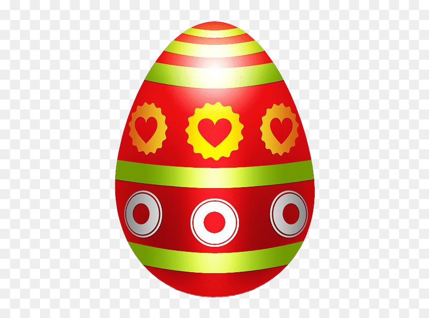 Red Easter Egg Transparent Background - Transparent Background Easter Egg Png, Png Download - red oval png