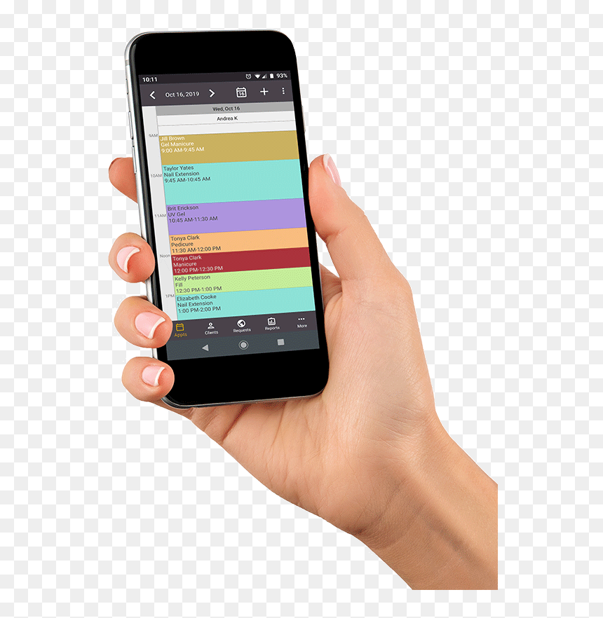 Nail App - Iseo X1r Smart, HD Png Download - holding phone png